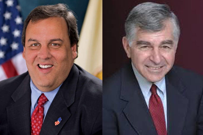 Friar dad Chris Christie and Friar grandad Michael Dukakis